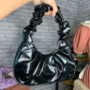 Mini purse in charcoal color